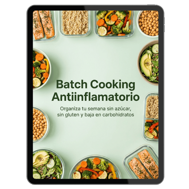 Cocina todo en 2 horas - Batch Cooking Antinflamatorio